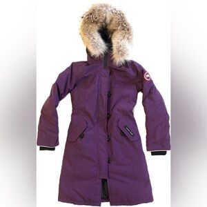 Canada Goose Youth Britannia Parka Arctic Dusk Purple Size 10-12